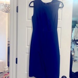 Navy cut out dress